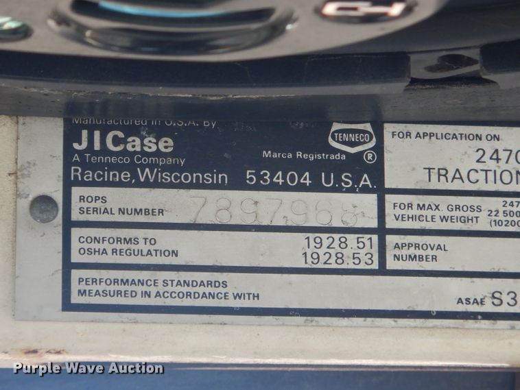 image for item GG9516 Case 2470 4WD tractor