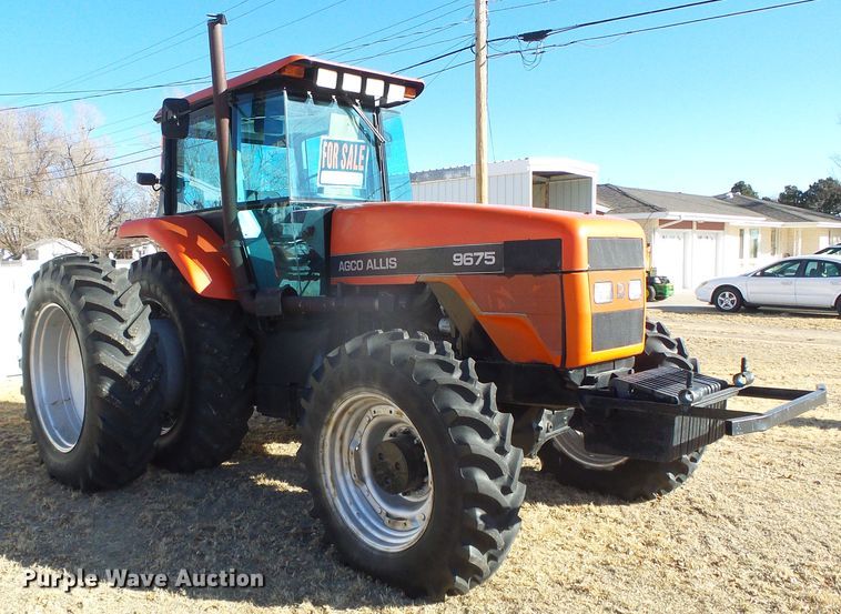 image for item H1253 1997 AGCO Allis 9675 MFWD tractor