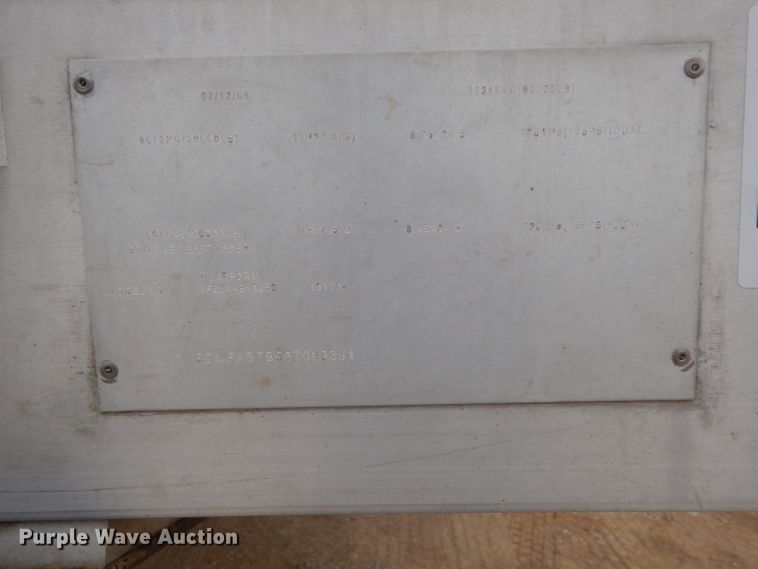 image for item DH2265 2006 Benson AF5244810250 flatbed trailer