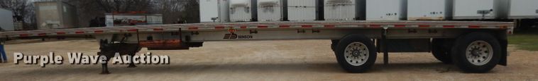 image for item DH2266 1999 Benson 5653A flatbed trailer