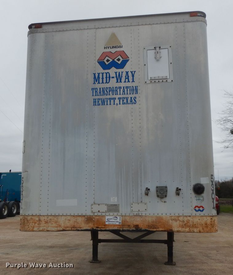image for item DH2268 2000 Hyundai VI2530152JSA dry van trailer