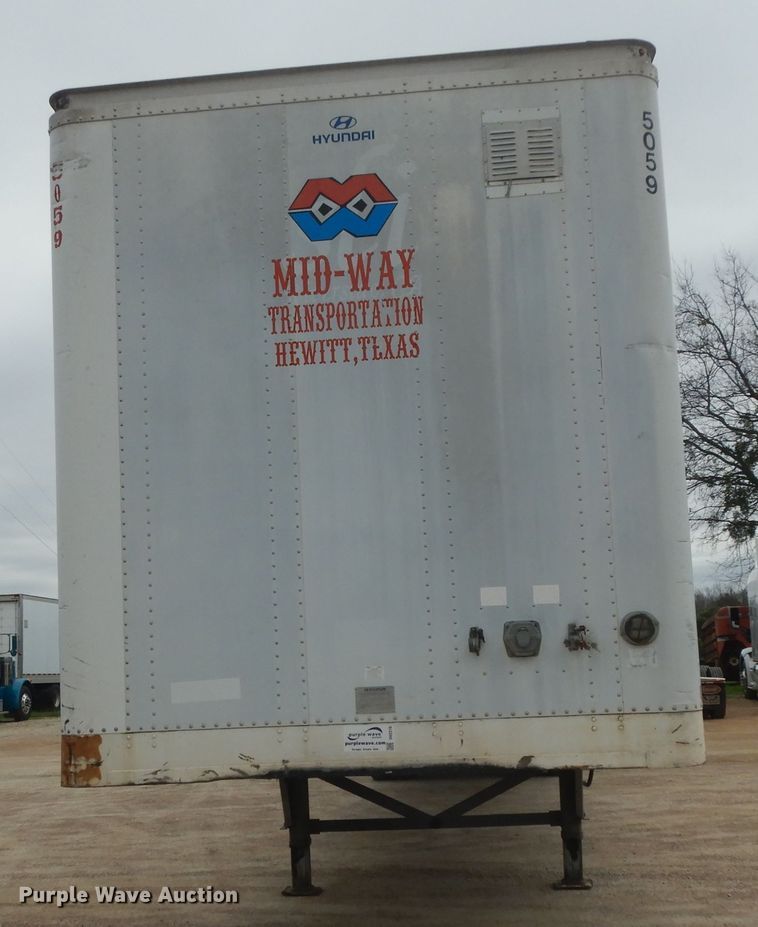 image for item DH2270 2003 Hyundai V12530152JSA dry van trailer