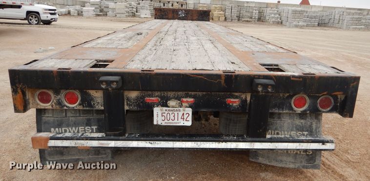 image for item DH4332 2000 Global 4811SPD drop deck trailer