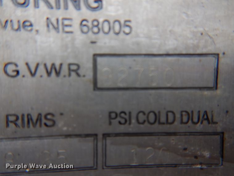 image for item DH4332 2000 Global 4811SPD drop deck trailer