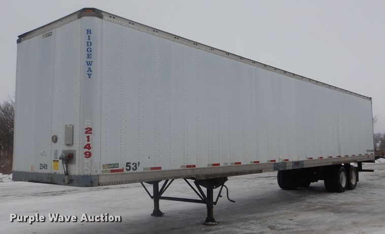 image for item DH6334 2001 Stoughton AVW-535T-S-C-AR dry van trailer