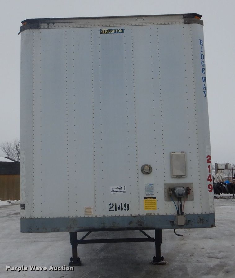 image for item DH6334 2001 Stoughton AVW-535T-S-C-AR dry van trailer