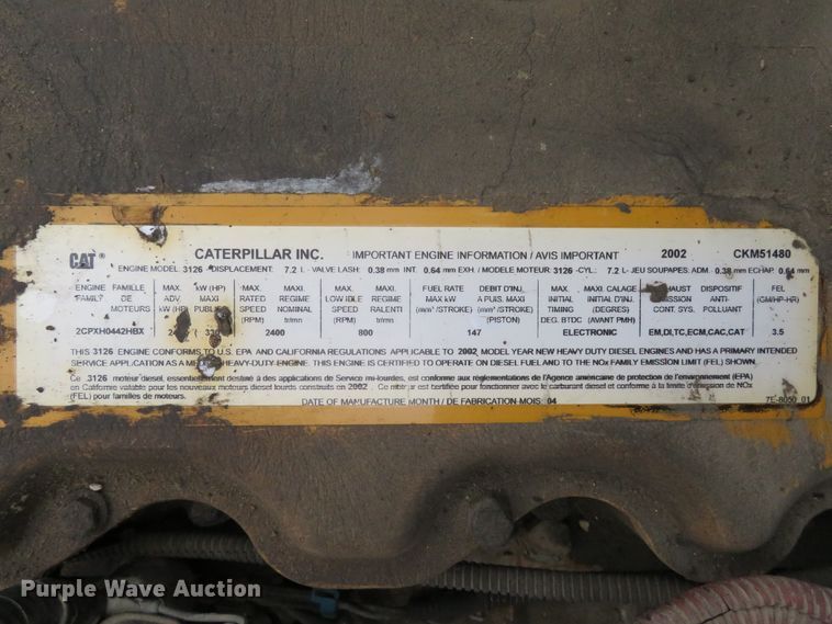 image for item DI2025 2003 Freightliner FL70 flatbed truck