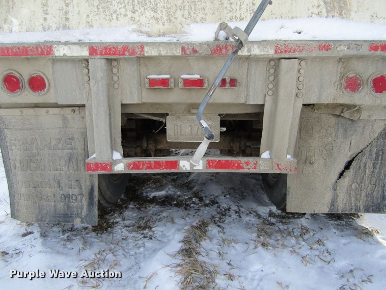 image for item FD9335 1981 Hobbs double hopper bottom grain trailer