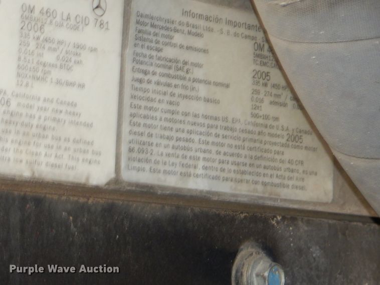 image for item GB9626 2006 Sterling A-Line semi truck