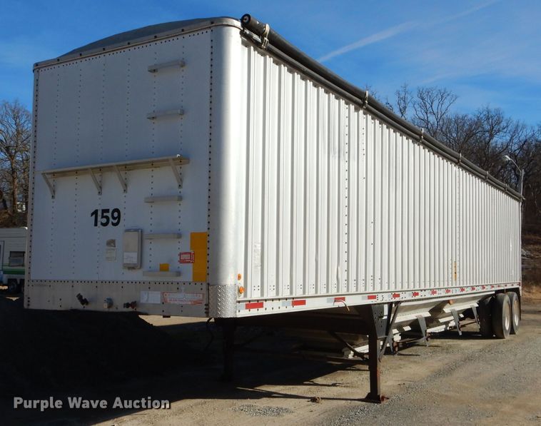 image for item GB9627 1989 Wilson Converta Hopper double hopper bottom grain trailer