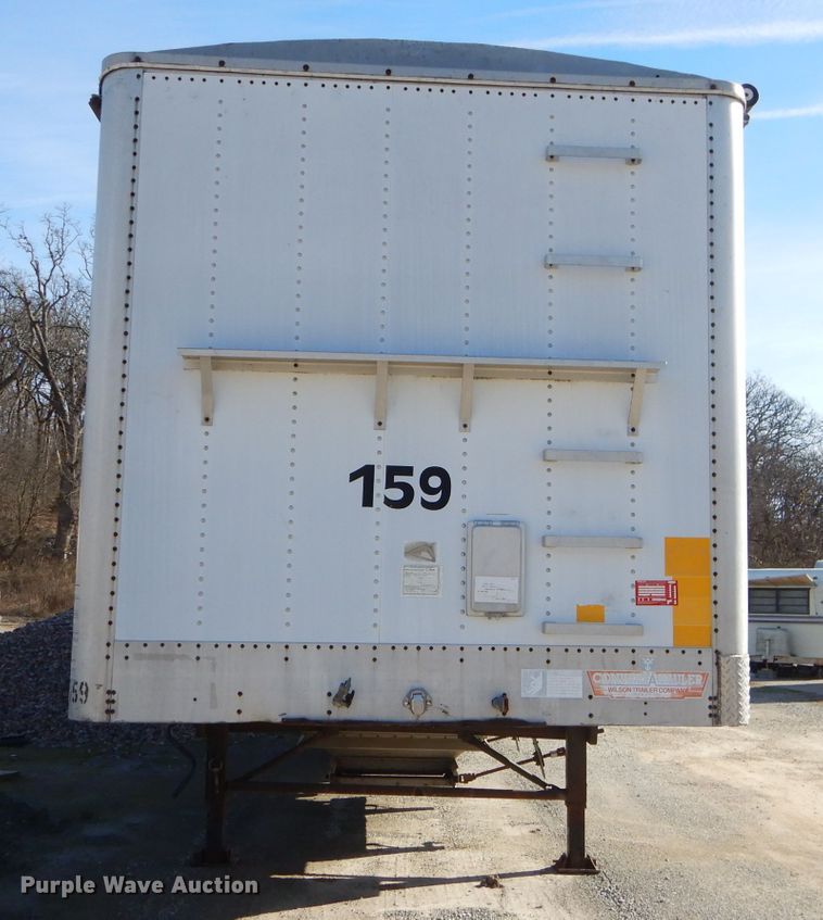 image for item GB9627 1989 Wilson Converta Hopper double hopper bottom grain trailer