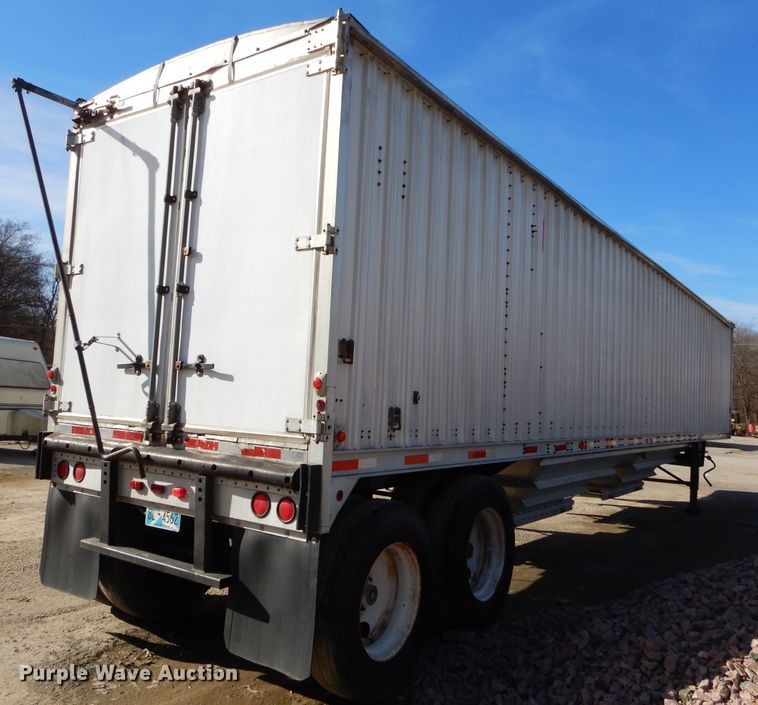 image for item GB9627 1989 Wilson Converta Hopper double hopper bottom grain trailer