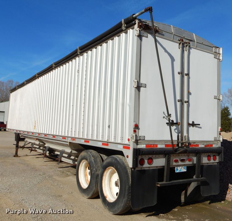 image for item GB9627 1989 Wilson Converta Hopper double hopper bottom grain trailer