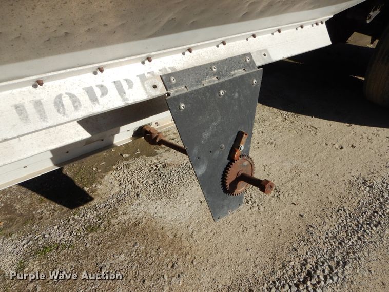 image for item GB9627 1989 Wilson Converta Hopper double hopper bottom grain trailer