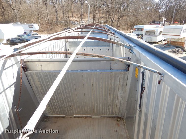 image for item GB9627 1989 Wilson Converta Hopper double hopper bottom grain trailer