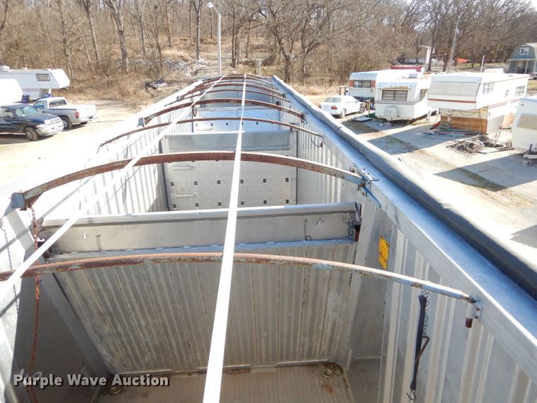 image for item GB9627 1989 Wilson Converta Hopper double hopper bottom grain trailer