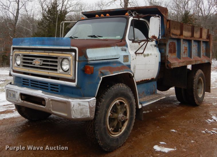 image for item GB9754 1978 Chevrolet C65 dump truck