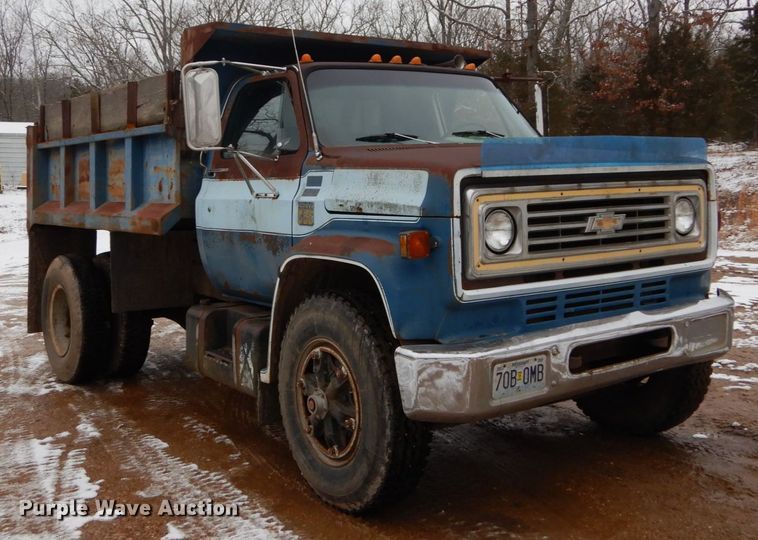 image for item GB9754 1978 Chevrolet C65 dump truck