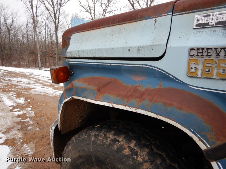 image for item GB9754 1978 Chevrolet C65 dump truck