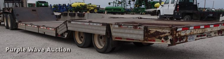 image for item GC9129 2005 Palomino drop deck equipment trailer