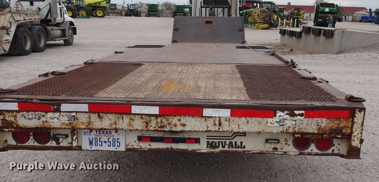 image for item GC9129 2005 Palomino drop deck equipment trailer