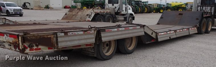 image for item GC9129 2005 Palomino drop deck equipment trailer