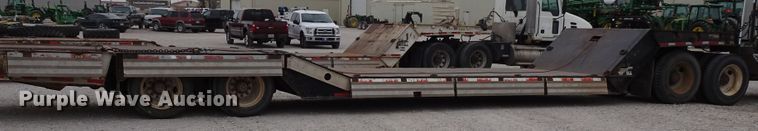 image for item GC9129 2005 Palomino drop deck equipment trailer