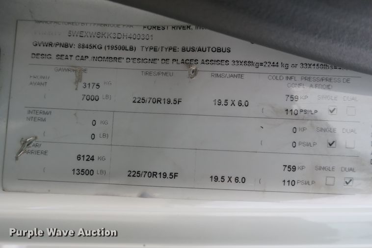 image for item DB10046 2013 International Starcraft bus