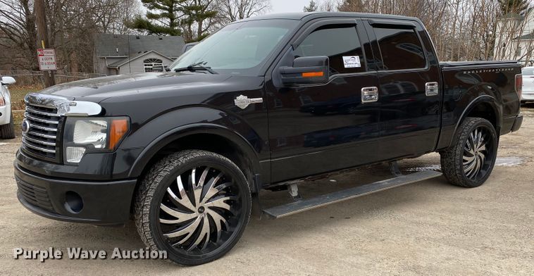 image for item DF6645 2010 Ford F150 Harley Davidson SuperCrew pickup truck