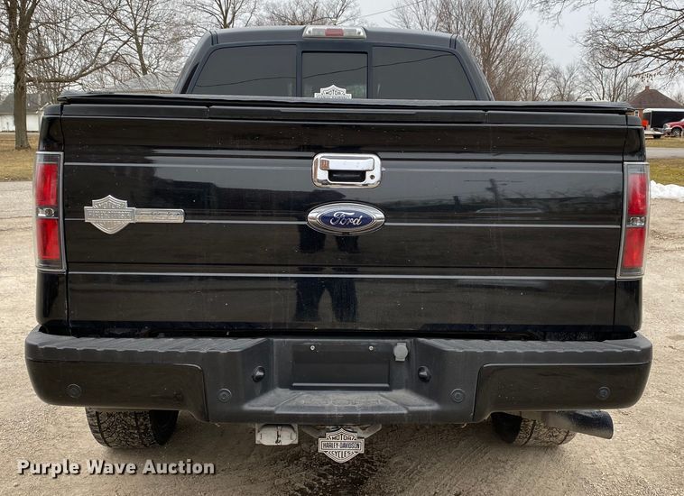 image for item DF6645 2010 Ford F150 Harley Davidson SuperCrew pickup truck