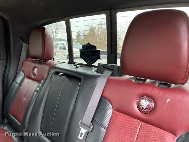 image for item DF6645 2010 Ford F150 Harley Davidson SuperCrew pickup truck