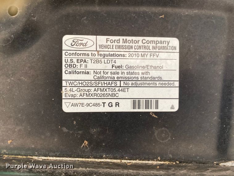 image for item DF6645 2010 Ford F150 Harley Davidson SuperCrew pickup truck