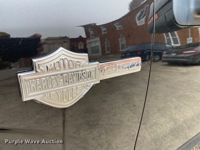 image for item DF6645 2010 Ford F150 Harley Davidson SuperCrew pickup truck