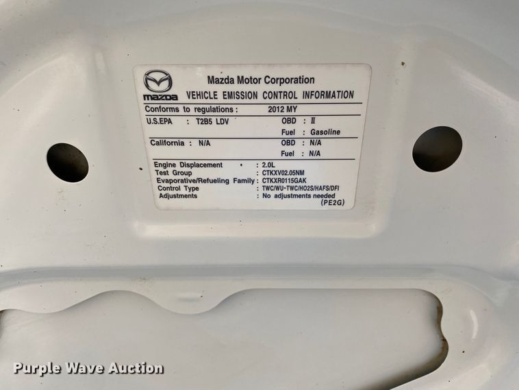 image for item DF6647 2012 Mazda Mazda 3