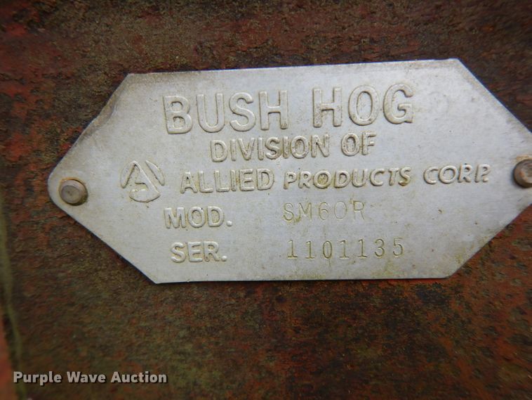 image for item DH2281 Bush Hog SM60R side boom rotary mower