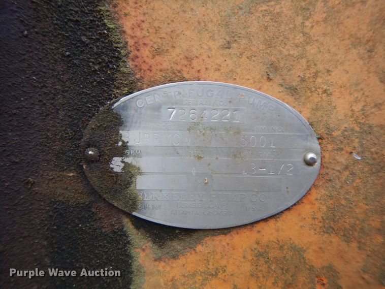 image for item DH2284 Irrigation pump cart