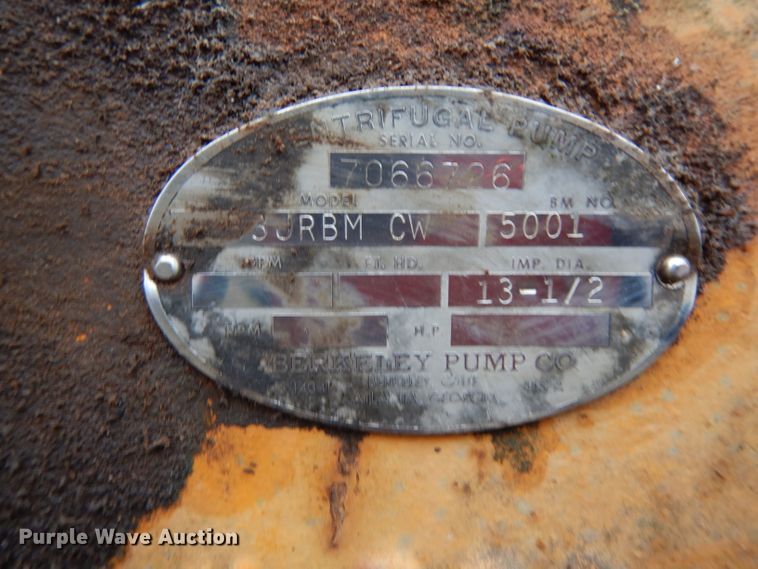 image for item DH2285 Irrigation pump cart