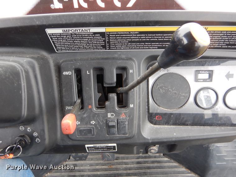 image for item DH6358 2013 Kubota 900XT utility vehicle