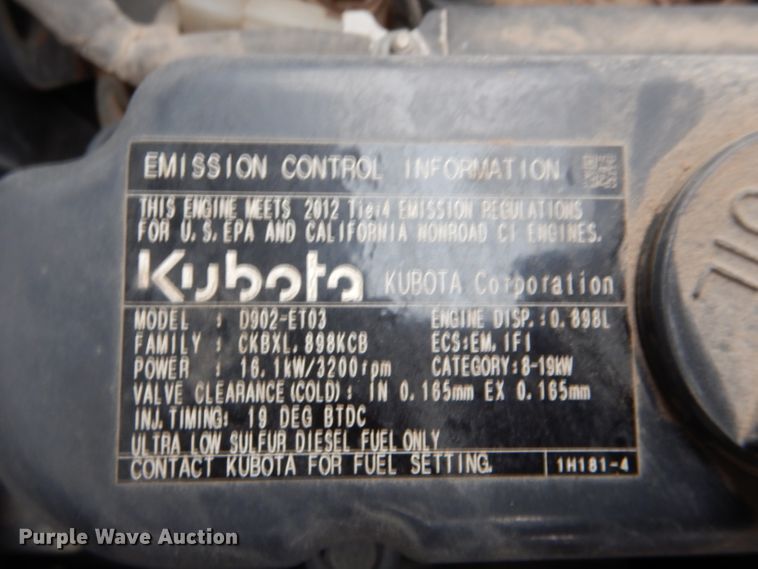 image for item DH6358 2013 Kubota 900XT utility vehicle