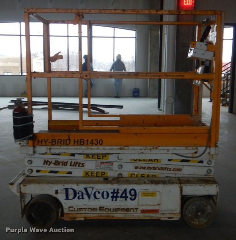 image for item DI2450 Custom Equipment HB1430 scissor lift