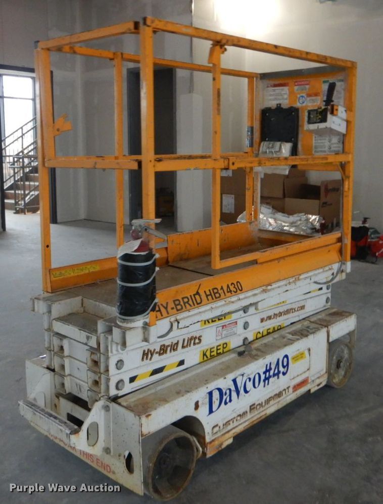 image for item DI2450 Custom Equipment HB1430 scissor lift