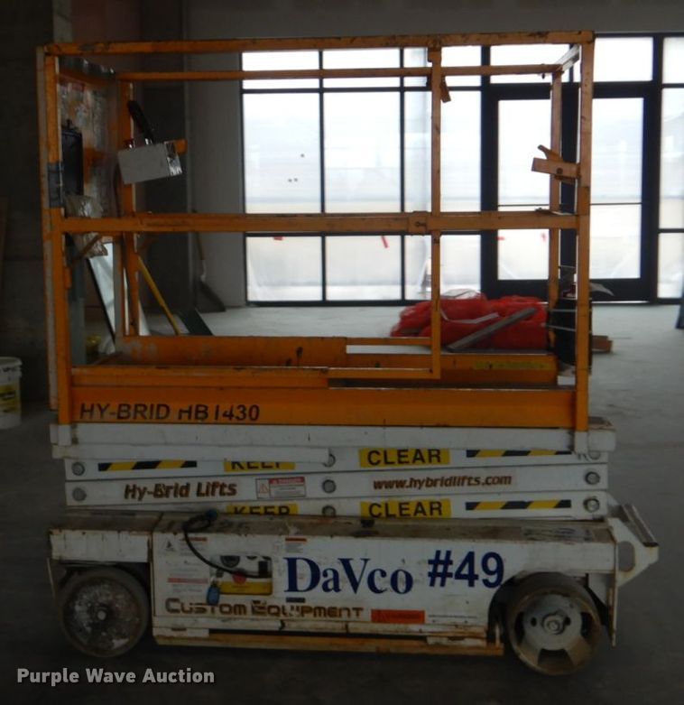 image for item DI2450 Custom Equipment HB1430 scissor lift
