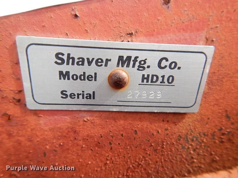image for item DI9231 Shaver HD10 skid steer post driver