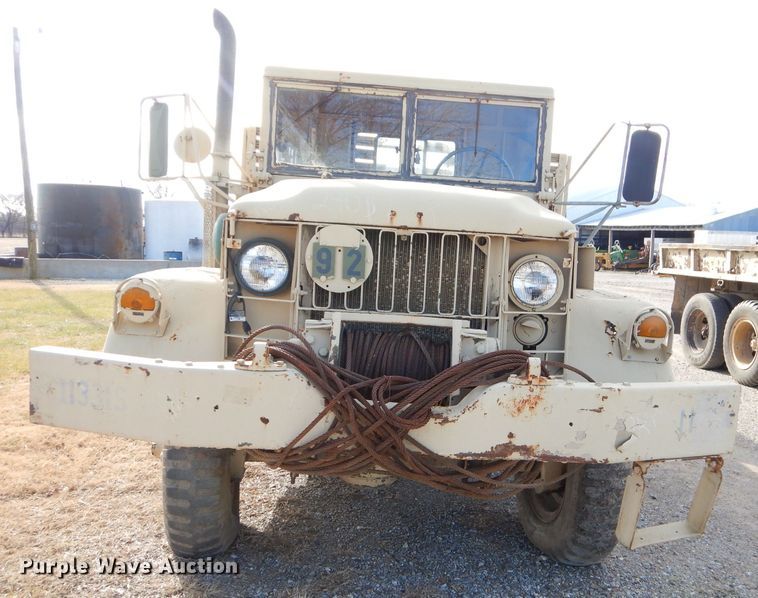 image for item FA9962 1968 Reo M35 flatbed truck