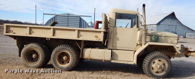 image for item FA9962 1968 Reo M35 flatbed truck