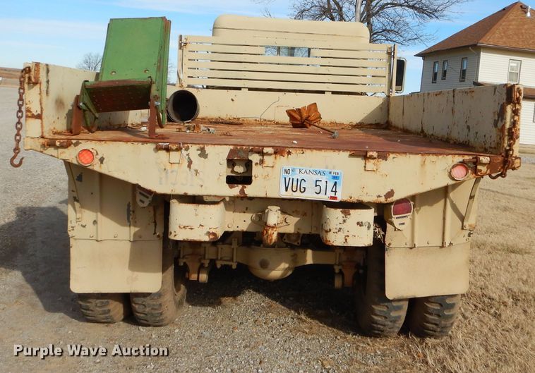 image for item FA9962 1968 Reo M35 flatbed truck