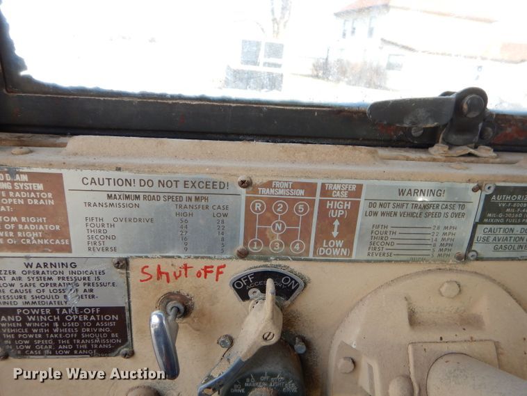 image for item FA9962 1968 Reo M35 flatbed truck