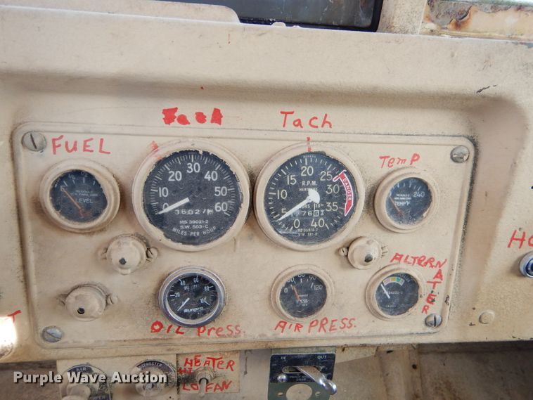 image for item FA9962 1968 Reo M35 flatbed truck