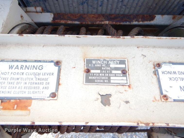 image for item FA9962 1968 Reo M35 flatbed truck