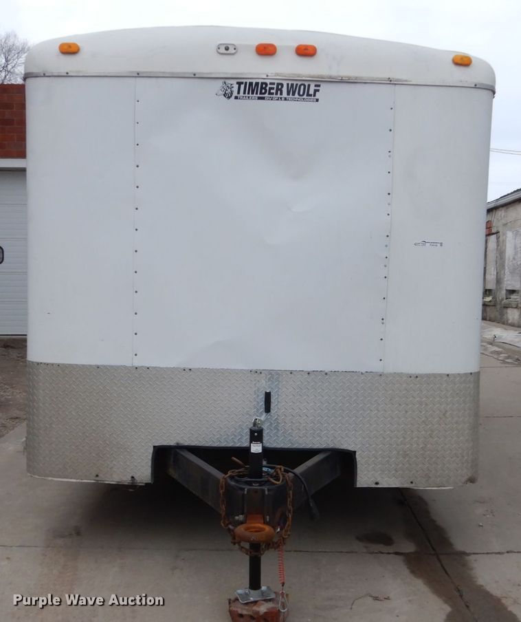image for item FU9168 2000 Timberwolf enclosed cargo trailer